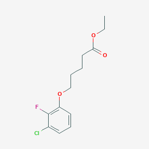 Ethyl 5-(3-chloro-2-fluoro-phenoxy)pentanoate