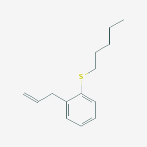 molecular formula C14H20S B8001083 3-[2-(n-Pentylthio)phenyl]-1-propene 