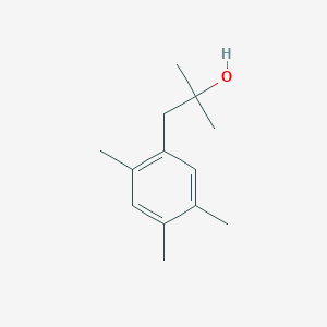 molecular formula C13H20O B8001123 1-(2,4,5-Trimethylphenyl)-2-methyl-2-propanol 