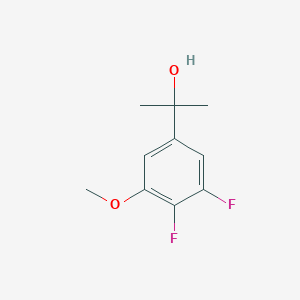 molecular formula C10H12F2O2 B8001135 2-(3,4-Difluoro-5-methoxyphenyl)-2-propanol 