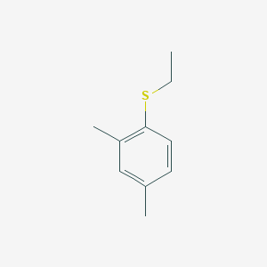 molecular formula C10H14S B8001139 2,4-Dimethylphenyl ethyl sulfide 