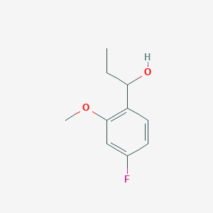 1-(4-Fluoro-2-methoxyphenyl)-1-propanol