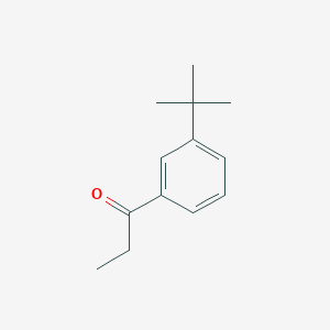 molecular formula C13H18O B8001213 3'-tert-Butylpropiophenone 