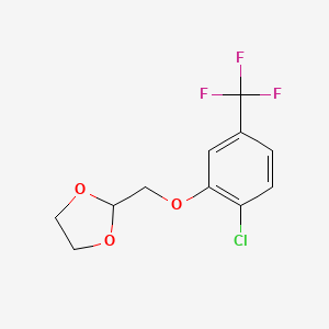 4-Chloro-3-[(1,3-dioxolan-2-yl)methoxy]benzotrifluoride
