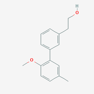 3-(2-Methoxy-5-methylphenyl)phenethyl alcohol