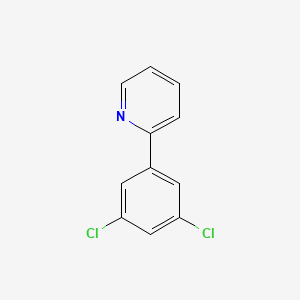 molecular formula C11H7Cl2N B8001305 2-(3,5-二氯苯基)吡啶 