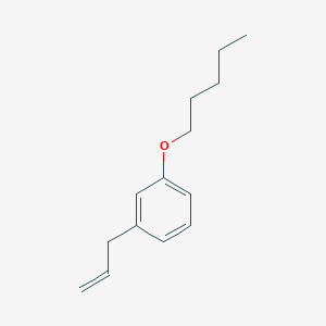 molecular formula C14H20O B8001345 3-(3-n-Pentoxyphenyl)-1-propene 