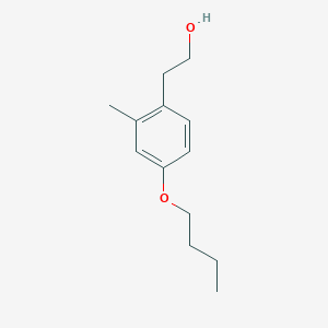 molecular formula C13H20O2 B8001426 2-(4-Butoxy-2-methylphenyl)ethanol 
