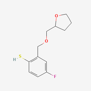 4-Fluoro-2-[(tetrahydrofurfuryloxy)methyl]thiophenol
