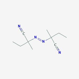 molecular formula C10H16N4 B080015 2,2'-偶氮双(2-甲基丁腈) CAS No. 13472-08-7