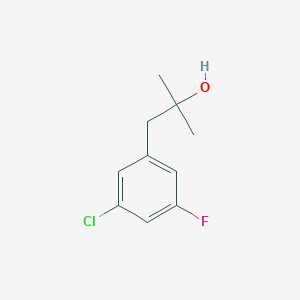 1-(3-Chloro-5-fluorophenyl)-2-methylpropan-2-ol