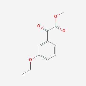 molecular formula C11H12O4 B8001513 Methyl 3-ethoxybenzoylformate 