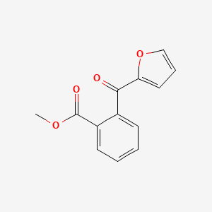 molecular formula C13H10O4 B8001558 Methyl 2-(2-furoyl)benzoate 