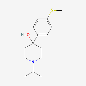 4-Hydroxy-4-(4-methylthiophenyl)-1-iso-propylpiperidine