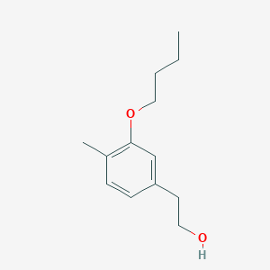 molecular formula C13H20O2 B8001642 2-(3-Butoxy-4-methylphenyl)ethanol 