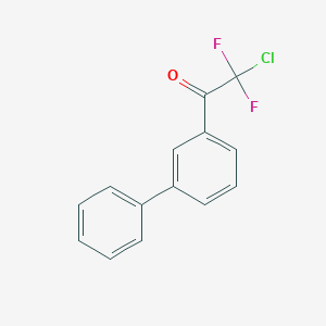 1-Biphenyl-3-yl-2-chloro-2,2-difluoroethanone