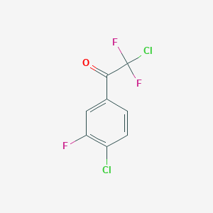 2-Chloro-1-(4-chloro-3-fluorophenyl)-2,2-difluoroethanone