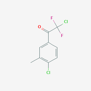 2-Chloro-1-(4-chloro-3-methylphenyl)-2,2-difluoroethanone