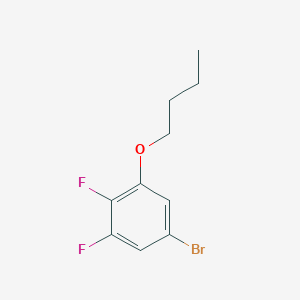 molecular formula C10H11BrF2O B8001901 1-Bromo-3-n-butyloxy-4,5-difluorobenzene 