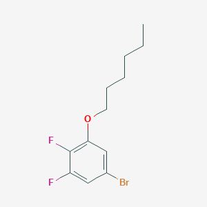 1-Bromo-4,5-difluoro-3-n-hexyloxybenzene