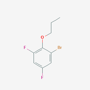 1-Bromo-3,5-difluoro-2-propoxybenzene