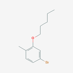 4-Bromo-1-methyl-2-(pentyloxy)benzene