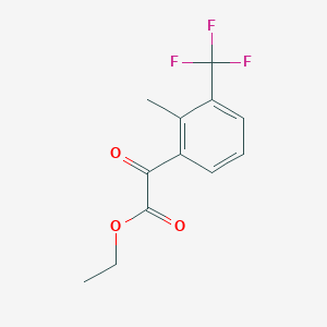 (2-Methyl-3-trifluoromethylphenyl)oxo-acetic acid ethyl ester