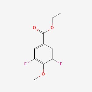 molecular formula C10H10F2O3 B8002070 Ethyl 3,5-difluoro-4-methoxybenzoate 