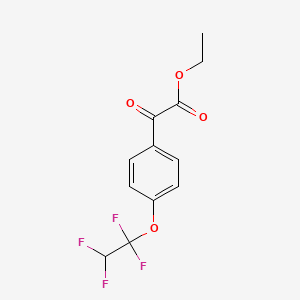 Oxo-[4-(1,1,2,2-tetrafluoroethoxy)phenyl]acetic acid ethyl ester