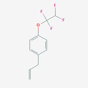 molecular formula C11H10F4O B8002096 1-Allyl-4-(1,1,2,2-tetrafluoroethoxy)benzene 