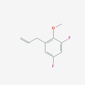 molecular formula C10H10F2O B8002117 1-Allyl-3,5-difluoro-2-methoxybenzene 