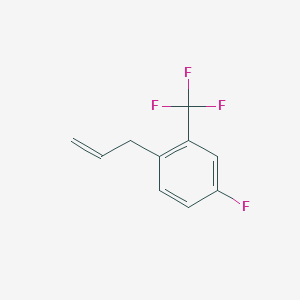 molecular formula C10H8F4 B8002137 1-Allyl-4-fluoro-2-trifluoromethylbenzene 