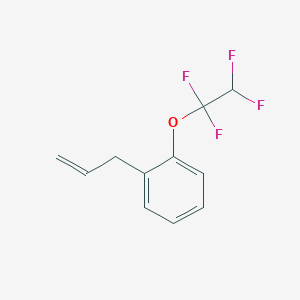 molecular formula C11H10F4O B8002174 1-Allyl-2-(1,1,2,2-tetrafluoroethoxy)benzene 