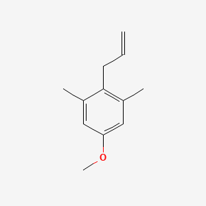 molecular formula C12H16O B8002203 2-Allyl-5-methoxy-1,3-dimethylbenzene 
