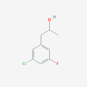 molecular formula C9H10ClFO B8002357 1-(3-Chloro-5-fluorophenyl)-2-propanol 