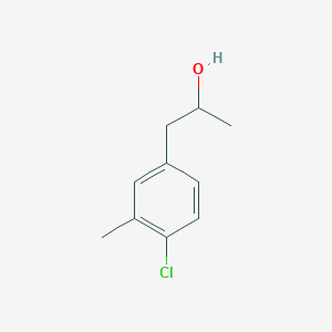 molecular formula C10H13ClO B8002365 1-(4-Chloro-3-methylphenyl)-2-propanol 