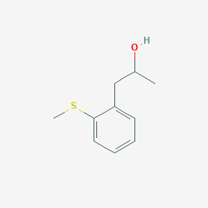 molecular formula C10H14OS B8002408 1-(2-(Methylthio)phenyl)propan-2-ol 