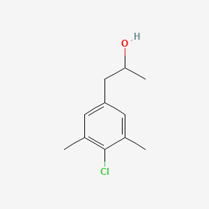 molecular formula C11H15ClO B8002427 1-(4-Chloro-3,5-dimethylphenyl)-2-propanol 