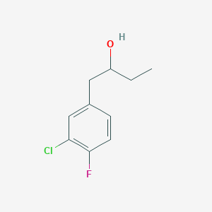 1-(3-Chloro-4-fluorophenyl)-2-butanol
