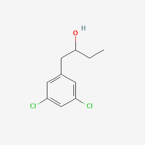 molecular formula C10H12Cl2O B8002485 1-(3,5-Dichlorophenyl)-2-butanol 