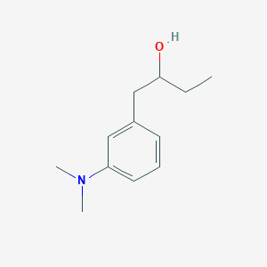 molecular formula C12H19NO B8002495 1-[3-(Dimethylamino)phenyl]-2-butanol 