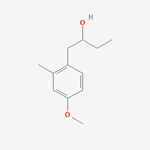 molecular formula C12H18O2 B8002536 1-(4-Methoxy-2-methylphenyl)-2-butanol 