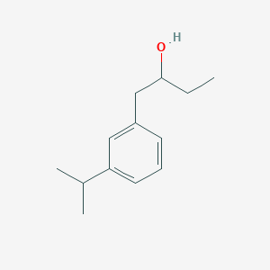 molecular formula C13H20O B8002545 2-Oxy-n-butyl-5-isopropylbenzol 