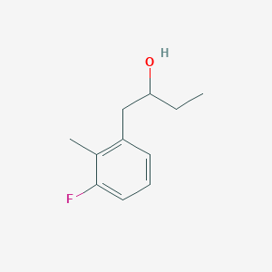 molecular formula C11H15FO B8002614 1-(3-Fluoro-2-methylphenyl)-2-butanol 