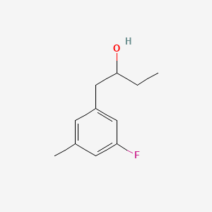 molecular formula C11H15FO B8002622 1-(3-Fluoro-5-methylphenyl)-2-butanol 
