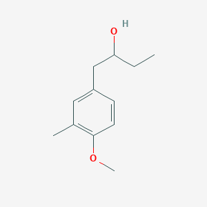 molecular formula C12H18O2 B8002627 1-(4-Methoxy-3-methylphenyl)-2-butanol 