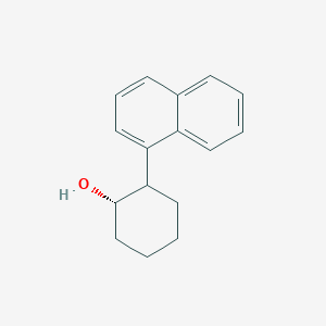 molecular formula C16H18O B8002654 反式-2-(1-萘基)环己醇 