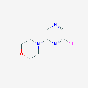 2-Iodo-6-morpholinopyrazine