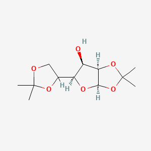 (3aR,5R,6R,6aR)-5-(2,2-dimethyl-1,3-dioxolan-4-yl)-2,2-dimethyl-3a,5,6,6a-tetrahydrofuro[2,3-d][1,3]dioxol-6-ol