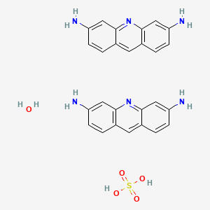 molecular formula C26H26N6O5S B8002883 吖啶黄半硫酸盐水合物 
